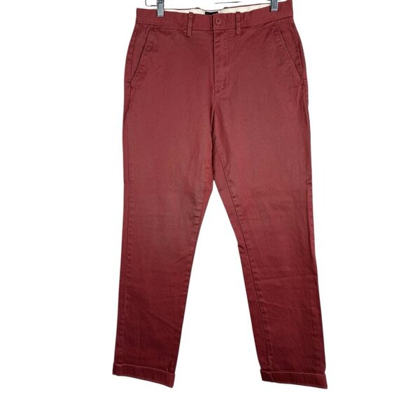 J.Crew‎ 770 Straight-Fit Stretch Chino Pants Men’s W30 X L32(31) Dusty Rose - Picture 1 of 13